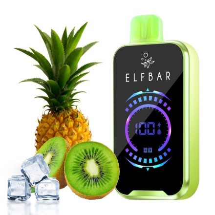 ELF BAR FS18000 jednorazový vape s príchuťou kiwi ananásový ľad a 18000 ťahmi