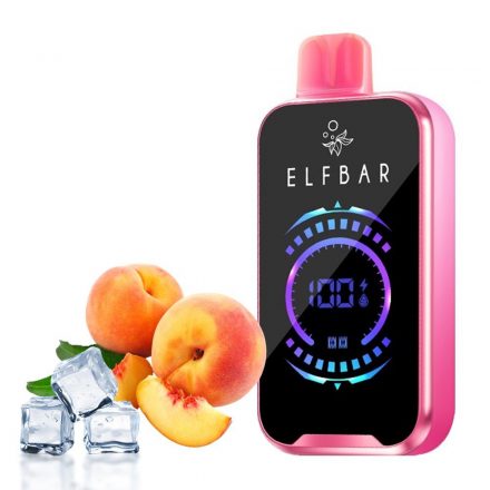 ELF BAR FS18000 jednorazový vape s príchuťou broskyňový ľad a 18000 ťahmi