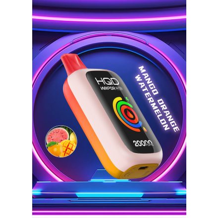 HQD WAPOR PRO 20000 - WATERMELON ORANGE MANGO 5% - RECHARGEABLE